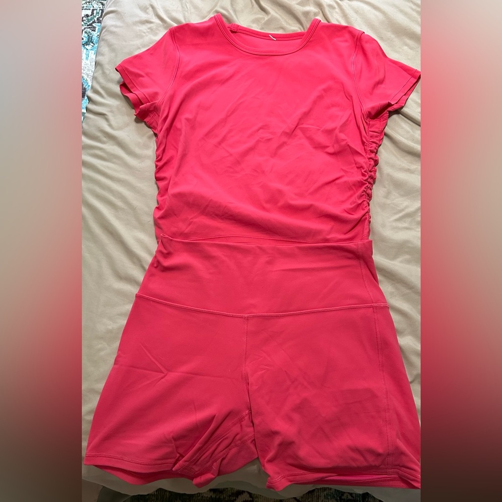 lululemon athletica Short Sleeve Top - Bright Pink